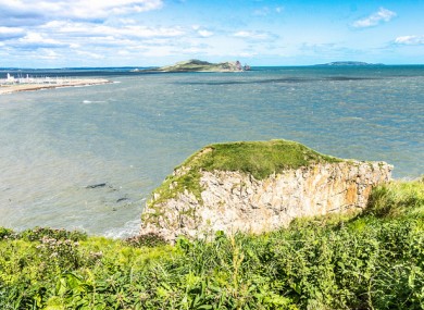 View of Howth Harbour from near Balscadden Road