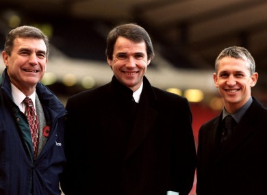 The Match of the Day crew from 1999.