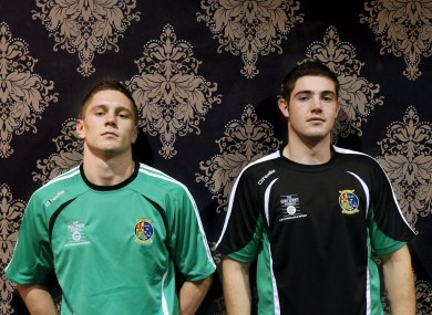 Jason Quigley and Joe Ward relaxing in their team hotel ahead of their semi-final bouts today.
