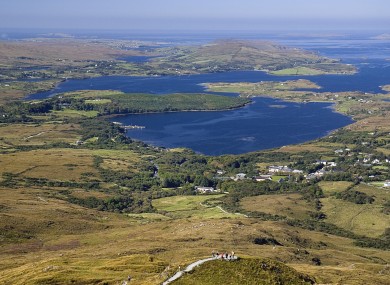 Connemara, Diamond Hill and Ballynakill Harbour.