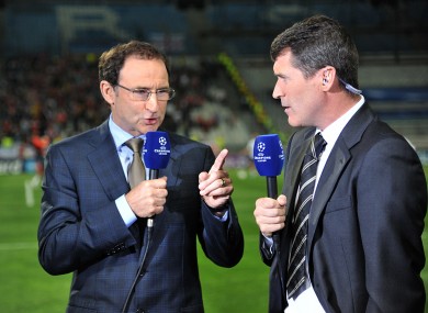 John Delaney confirmed that Roy Keane (right) was Martin O'Neill's choice as his assistant manager.
