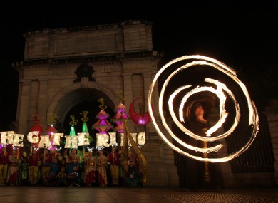 The launch of The Gathering on New Year's Eve last year.