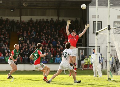 Paddy Brophy in action for Kildare against Mayo.