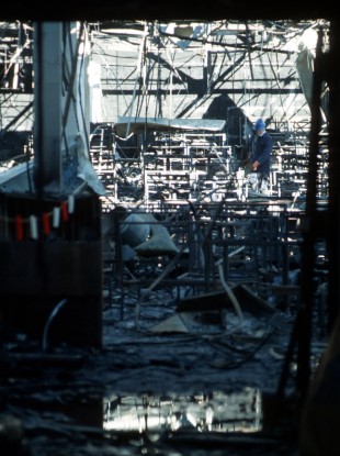 The interior of the Stardust which went on fire on the morning St. Valentines Day, killing 48 people.