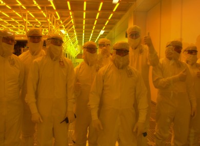 Workers in the Intel factory in Leixlip back in 2004 - the company has a long history with Ireland, coming here in 1989.