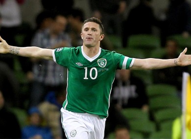 Ireland captain Robbie Keane.
