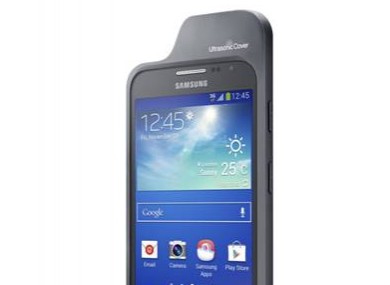 Samsung's ultrasound cover can detect people or objects up to two metres away.