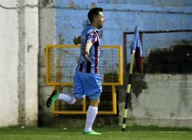 Declan O'Brien scored for Drogheda tonight (file pic).