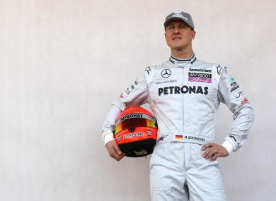 Schumacher: former F1 world champion was seriously injured in ski accident.