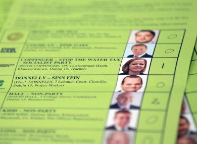 Dublin Bye-election count.