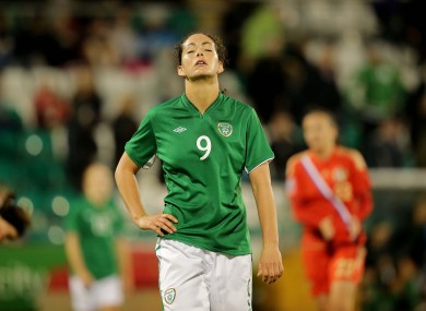 Fiona O'Sullivan at the final whistle.