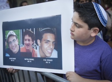 A memorial for the three dead teenagers was held yesterday.