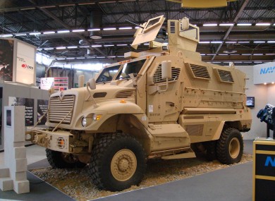 An MRAP like the ones given to American school districts.