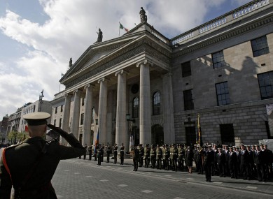 1916 commemoration at the GPO.