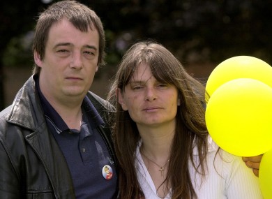 Michael Payne with his then wife Sara pictured in 2002.