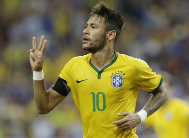 Neymar currently has 40 goals for Brazil, 37 short of Pele's record.