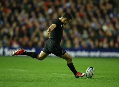 Dan Carter returned to the All Blacks starting line-up for the visit to Scotland.