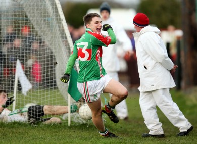 Cian Hennessey celebrates his goal.