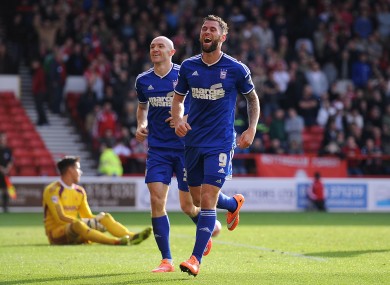 Daryl Murphy has now scored 14 goals in the Championship this season.