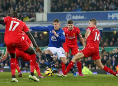 Liverpool couldn't breach the Everton defence.