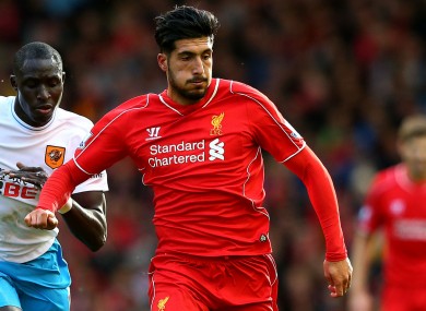 Emre Can continues to impress his manager.