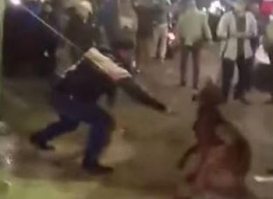 A screengrab from the controversial video, according to Al Arabiya News