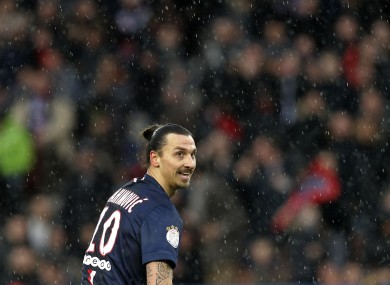 Canal Plus pictures showed Swedish star Ibrahimovic in an expletive-laden rant against referees and France.
