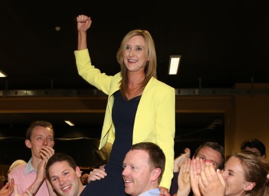 Kate Feeney after her local election success last year.