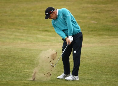 McGinley had performed well in the first three rounds.