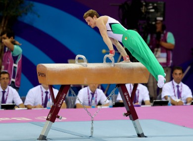 Ireland's Kieran Behan in action at the European Games.