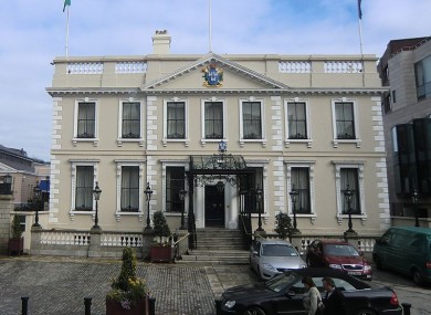 The Mansion House on Dawson Street in Dublin city centre