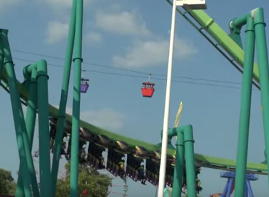 The Raptor rollercoaster