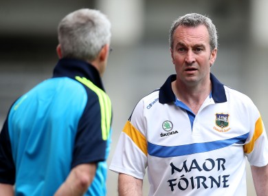 Michael Ryan is finalising his senior hurling backroom team.