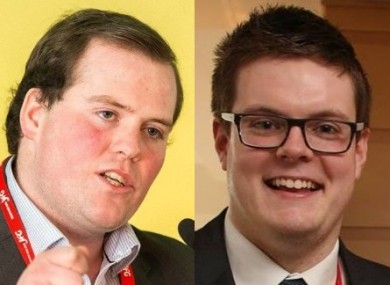 Padraig O'Sullian (right) was succeeded by Colm Taylor last month