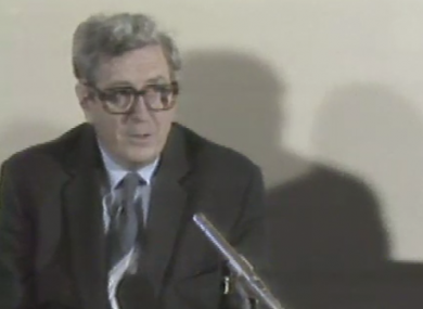 Taoiseach Garret Fitzgerald announcing the 1985 scheme.