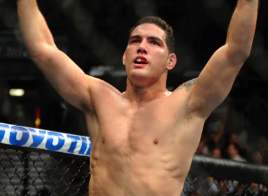 UFC middleweight champion Chris Weidman defends his belt against Luke Rockhold in Saturday's UFC 194 co-headliner.