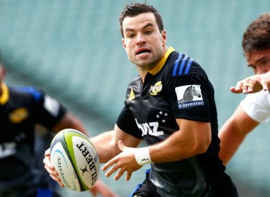 Hurricanes fly-half James Marshall