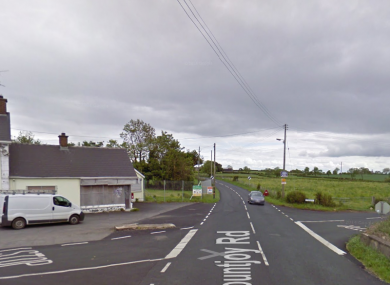 The crossroads where the body was found.