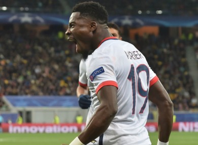 Paris Saint-Germain full-back Serge Aurier.