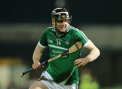 Declan Hannon is named at the edge of the square for the Limerick hurlers.