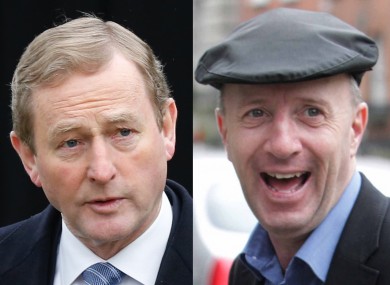 Enda Kenny and Michael Healy-Rae