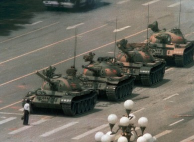 Chinese troops killed hundreds of unarmed civilians during the 1989 pro-democracy protest.