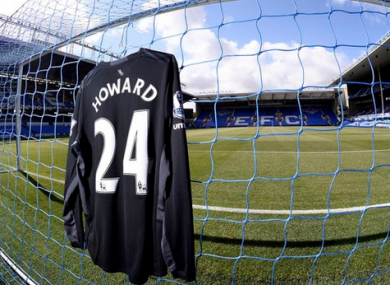 After 10 years of service, Howard is leaving Everton.