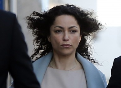 Former Chelsea team doctor Eva Carneiro arrives at the Croydon Employment Tribunal in London today.