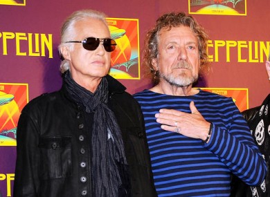 Jimmy Page and Robert Plant (2012)