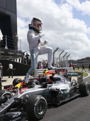 Hamilton: champ turning up the heat with four wins in the last five races.