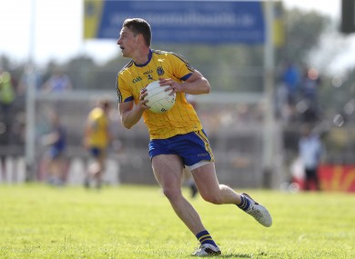Niall McInerney in action for Roscommon against Sligo.