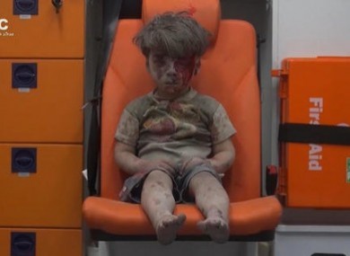 Omran Daqneesh, aged 5.