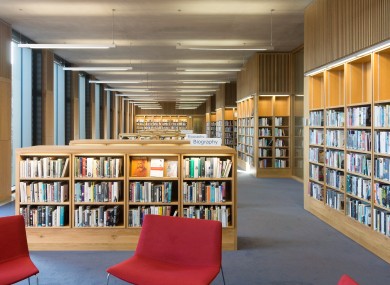 The library in Dún Laoghaire
