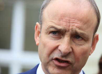 Fianna Fáil leader Micheál Martin